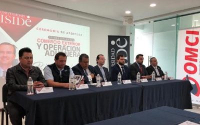 Alejandro Arola inaugura el Diplomado sobre aduanas de la universidad mexicana ISIDE