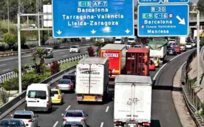 Sigue creciendo el tráfico de camiones entre Tarragona y Barcelona, y entre Tarragona y Valencia