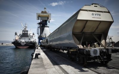 Nueva operativa de transporte de cereales con Zaragoza vía ferrocarril