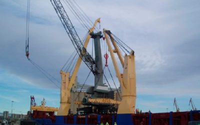 Codemar-Iberbulk recibe una gran grúa móvil