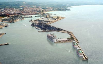 En marcha las obras del nuevo muelle para cruceros