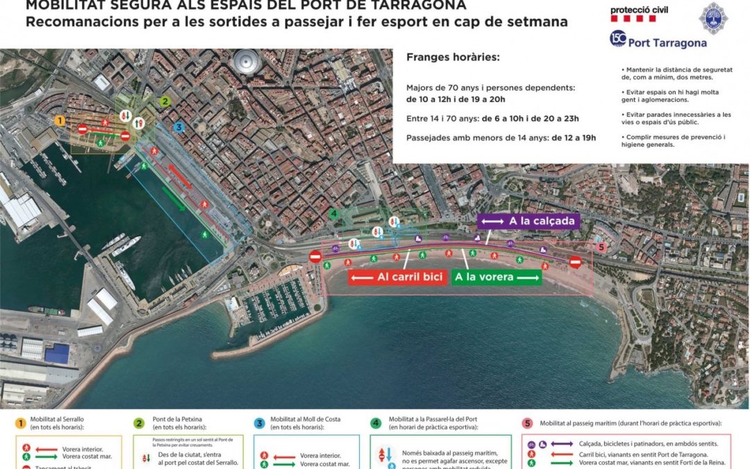 La APT adopta medidas para garantizar la distancia social en sus espacios abiertos a la ciudad