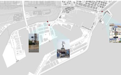 El Puerto instala las primeras señales de cruce inteligente en el espacio portuario