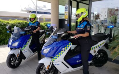 La Policía Portuaria incorpora dos motocicletas eléctricas