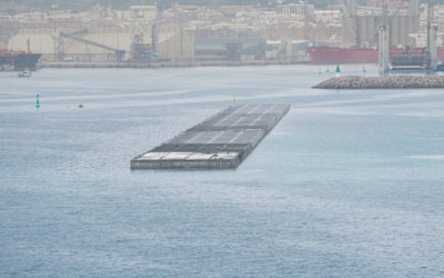 El muelle de Balears toma forma con la colocación de todos los cajones