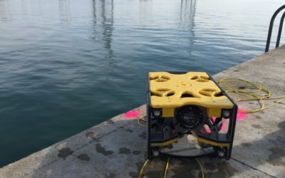El Port inspecciona sus infraestructuras con un dron submarino