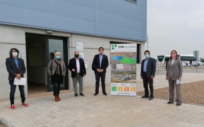 Recta final en las obras de mejora del aparcamiento de vehículos pesados de mercancías peligrosas de Riuclar