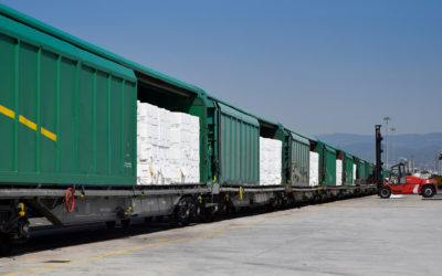 El Port retoma el servicio ferroviario de pasta de papel con Salamanca