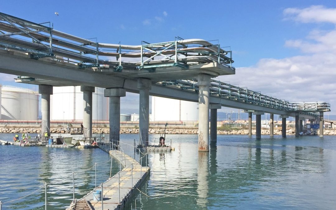 Mejora y reparación del puente del muelle de la Química