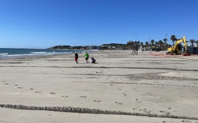 El Port finaliza las tareas de regeneración de la playa de La Pineda