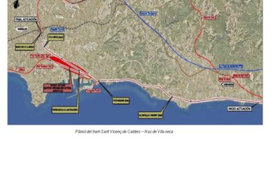 Adif ejecuta nuevas obras para avanzar en el desarrollo del Corredor Mediterráneo en Tarragona