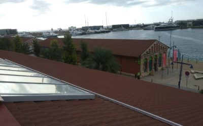 Comienza la instalación de placas fotovoltaicas en el Museu del Port