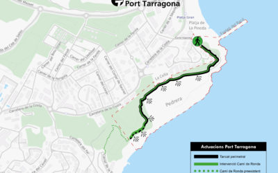 El Port inicia las obras de adecuación temporal del Camí de Ronda de la zona del Cap Salou