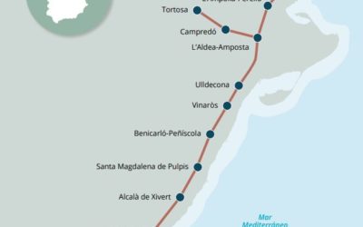 Adif adjudica las obras para el ancho estándar en el tramo Castelló-Vandellòs del Corredor Mediterráneo