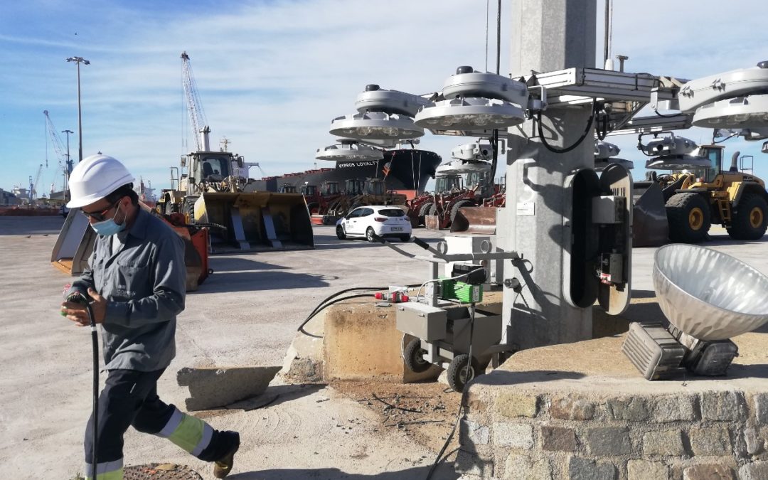 El Port alcanza el 80% en la renovación del alumbrado exterior