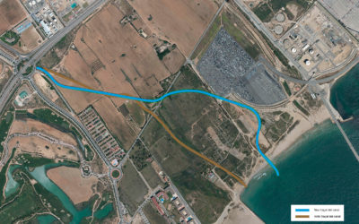 Inicio de las obras del desvío del canal de drenaje de la ZAL