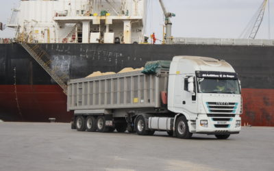 El Port recupera de forma espectacular el pulso del tráfico de agroalimentario