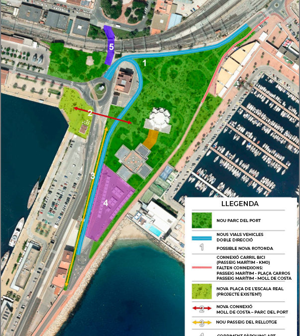 El Port convoca un concurso de ideas para la transformación urbanística del entorno a los edificios institucionales