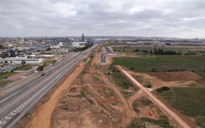 Prosiguen las obras perimetrales de urbanización de la ZAL