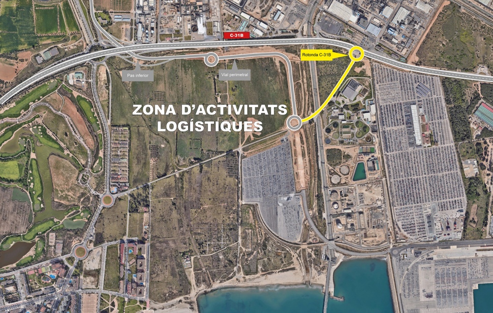 El Gobierno de la Generalidad publica la licitación de la construcción de la rotonda de acceso a la ZAL del Puerto de Tarragona