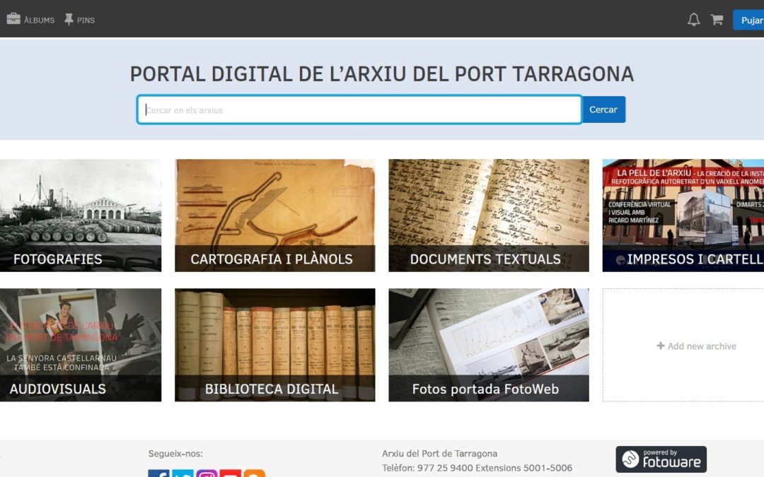 El Arxiu del Port estrena un nuevo portal digital