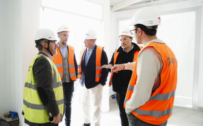 El CEO de Global Ports Holding visita las obras de la futura terminal de cruceros