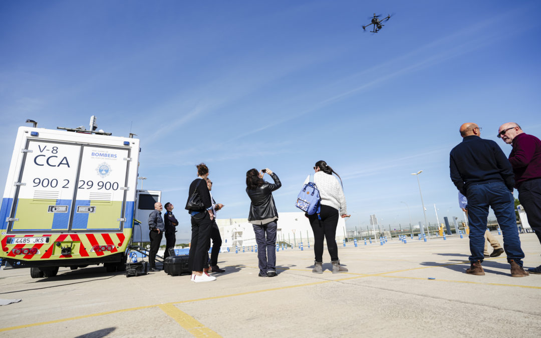 Jornada sobre la formación de drones portuarios para técnicos de Salvamento Marítimo