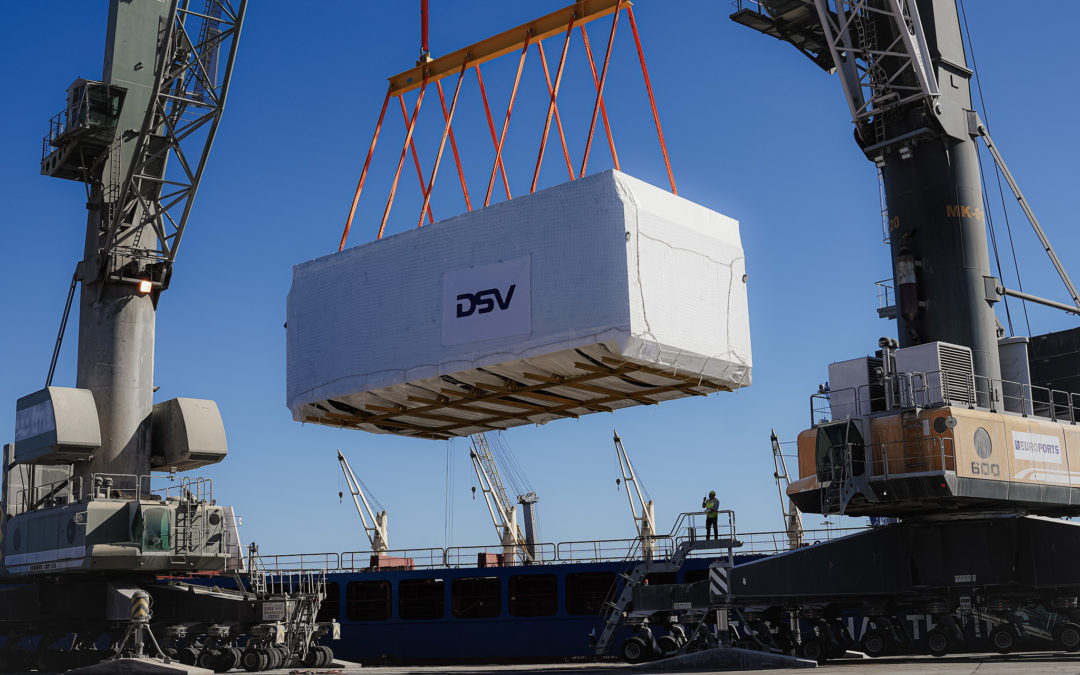 Puerto envía un project cargo de 260 toneladas