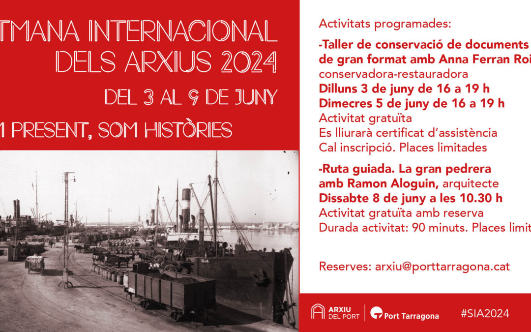 Port Tarragona celebra la semana de los Archivos con nueva programación cultural