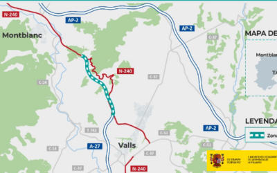 Invertirán 5,4 M€ en las obras complementarias de la A-27 entre Valls y Montblanc