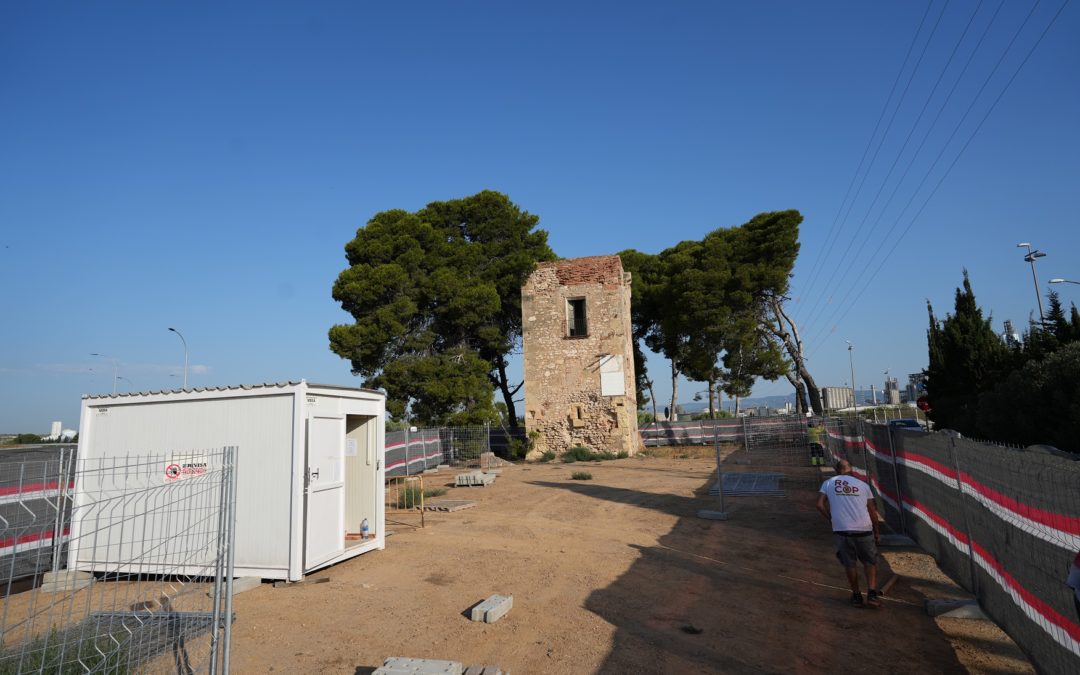 El Port inicia las obras de restauración de la Torre de Virgili