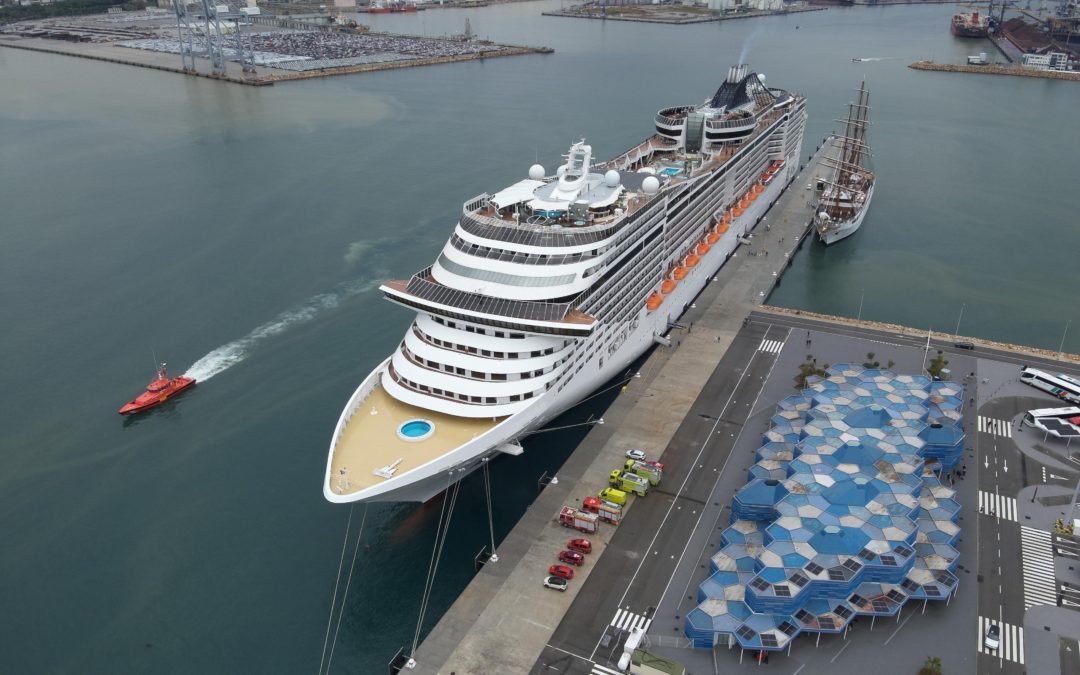 El Port incorpora drones en un simulacro de emergencia en un crucero