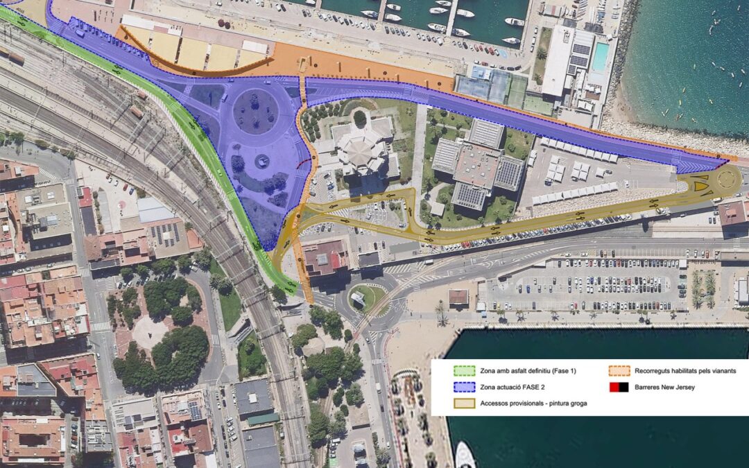 Tarragona avanza en la transformación del Parc del Port con la segunda fase de obras
