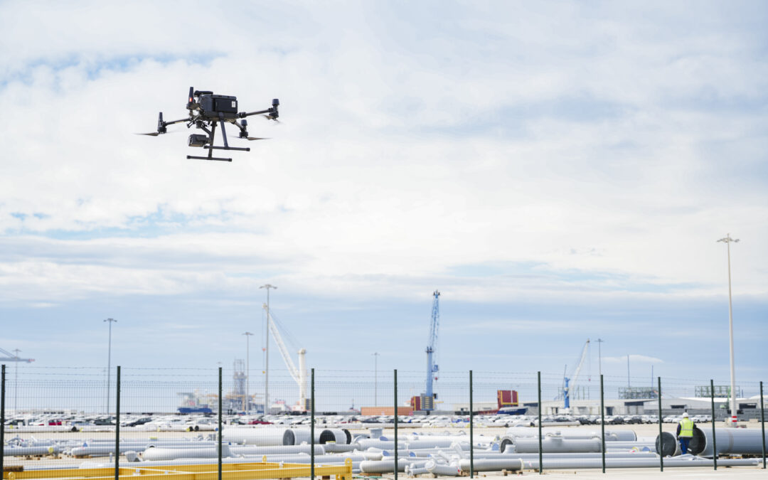 El Port prueba drones para la detección remota de gases en su recinto