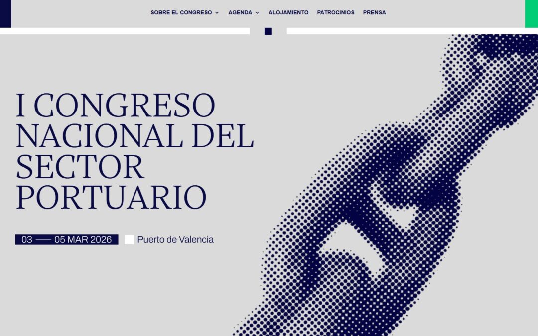 El I Congreso Nacional del Sector Portuario reunirá a más de 50 ponentes para abordar los retos estratégicos de los puertos españoles